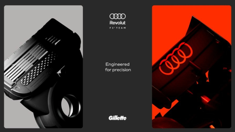 Gillette es patrocinador del Audi Revolut F1 Team. Fuente: Gillette