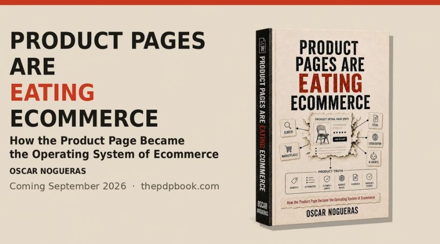 Óscar Nogueras publica el libro 'Product Pages Are Eating Ecommerce'