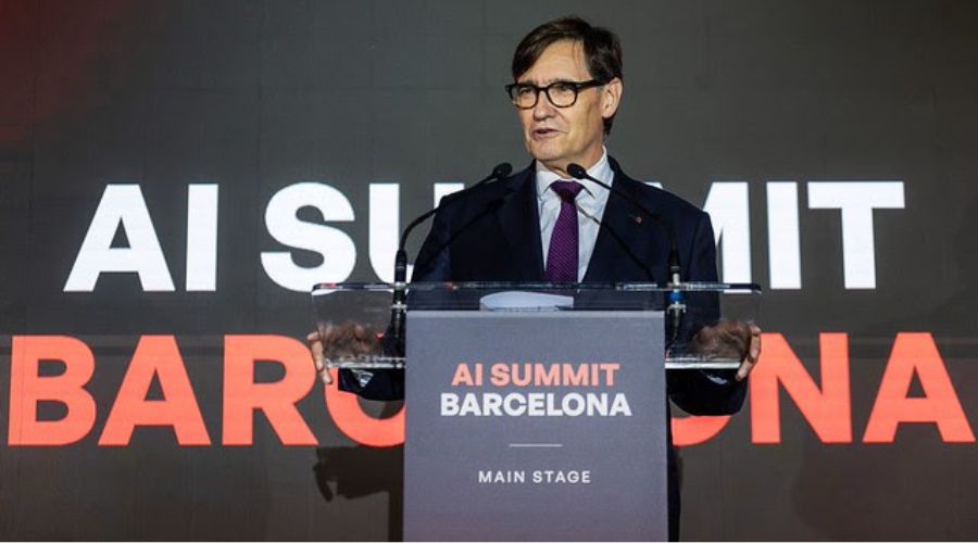 Salvador Illa en el AI Summit Barcelona 2026