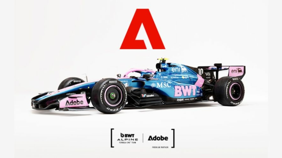 Adobe es Socio Oficial de BWT Alpine Formula One Team