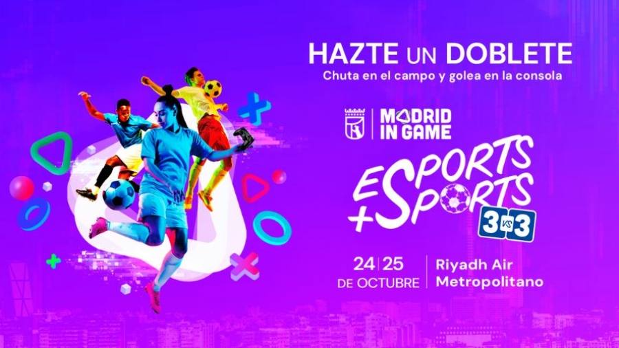 Madrid in Game organiza la competición Esports + Sports 2026
