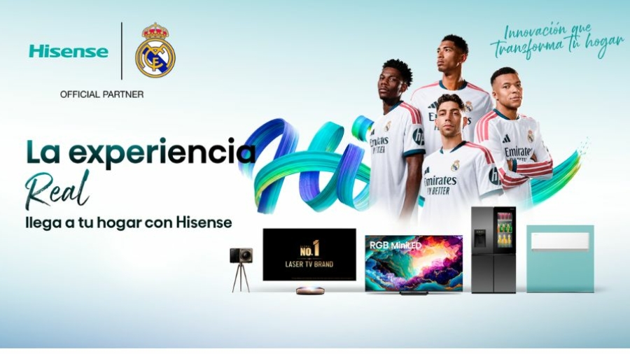 Hisense es Official Partner del Real Madrid en la temporada 2026-2027