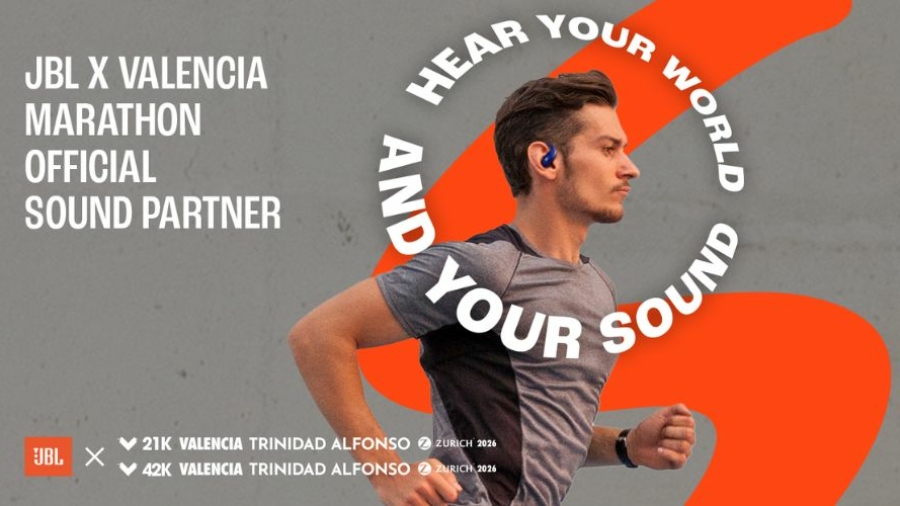 JBL será Sound Partner del Medio Maratón y del Maratón Valencia Trinidad Alfonso Zurich 2026