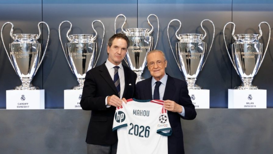Mahou Cinco Estrellas será patrocinador del Real Madrid hasta 2033