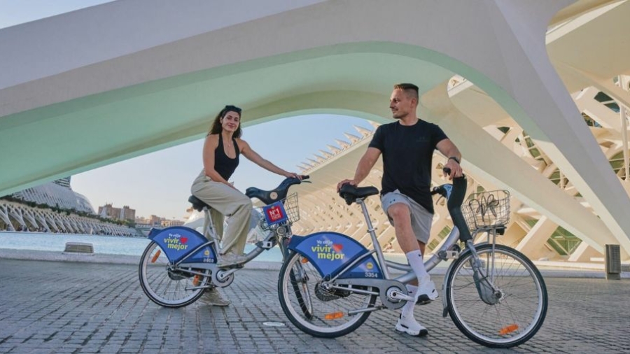 Servicio de bicicletas compartidas en Valencia