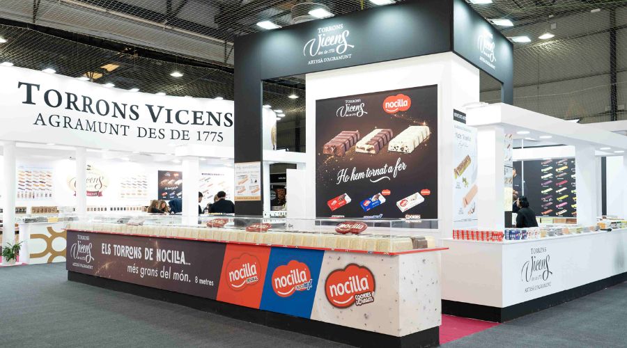 Stand de Torrons Vicens y Nocilla